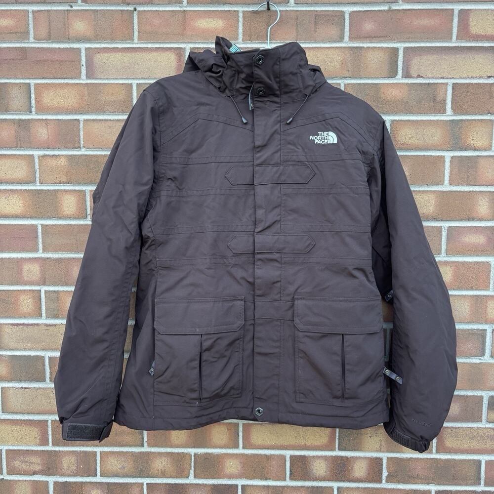 The North Face Milletan Triclimate Jacket Womens M Brown Full Zip Hooded Ski